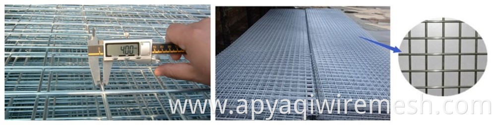 2x2 galvanized welded wire mesh panel